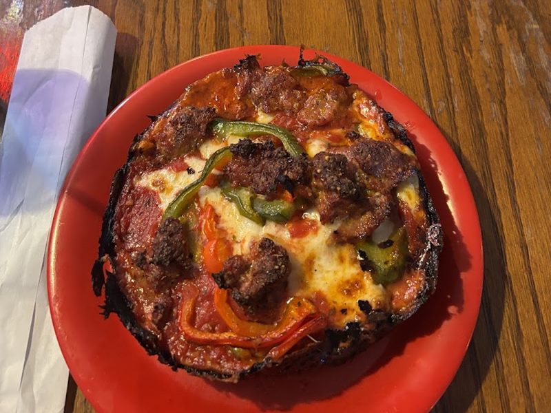 Pequod's Pizza food