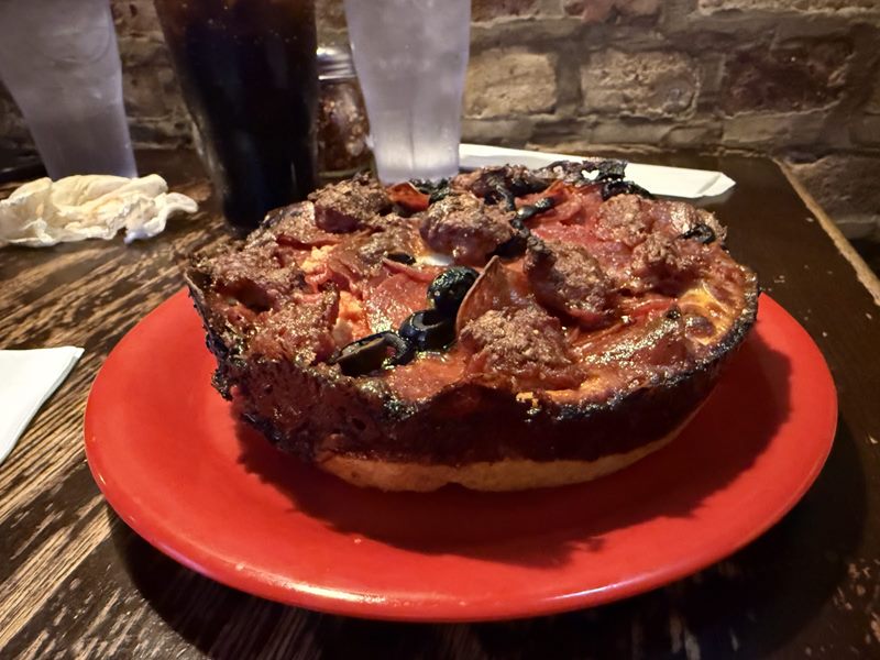 Pequod's Pizza food